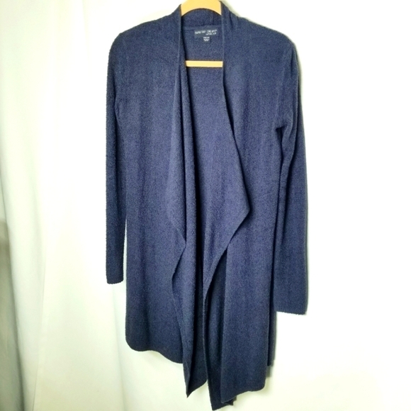 Barefoot Dreams Bamboo Chic Lite‎ Knit Cardigan Gray Soft Cozy Loungewear XXS XS - Picture 1 of 9
